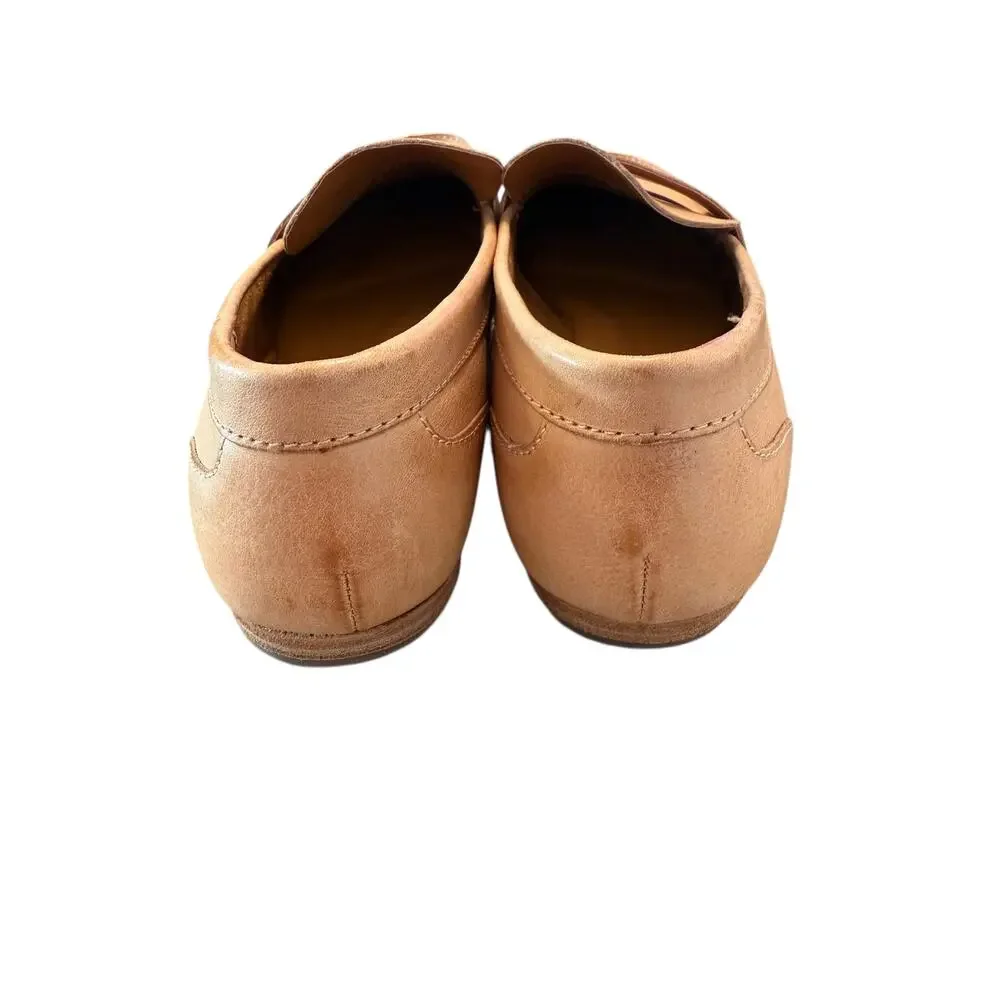 Kork-Ease Women's Light Brown Pisa Vacchetta Slip On Loafers Size 9.5 M